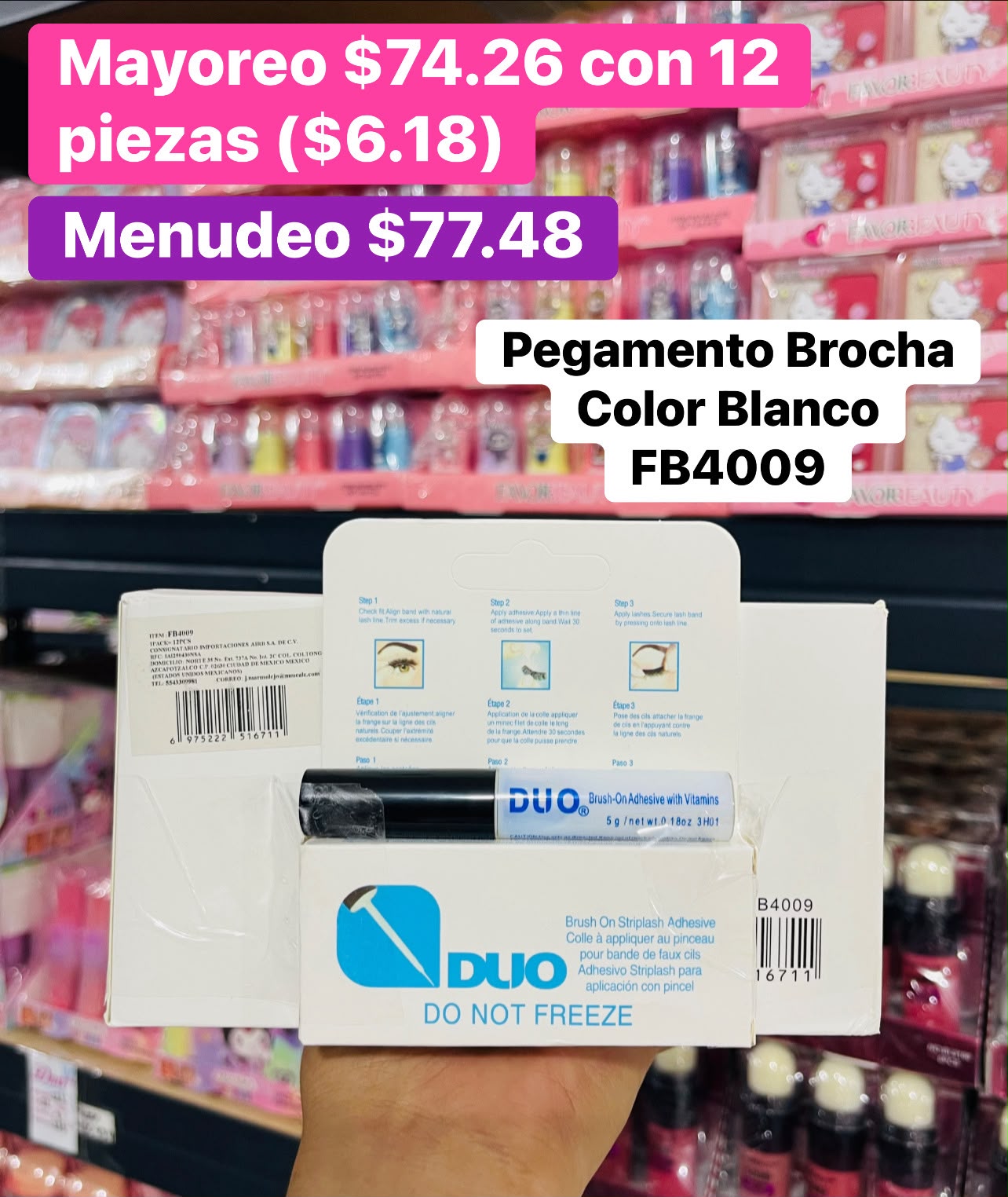 PEGAMENTO BROCHA DUO B/12