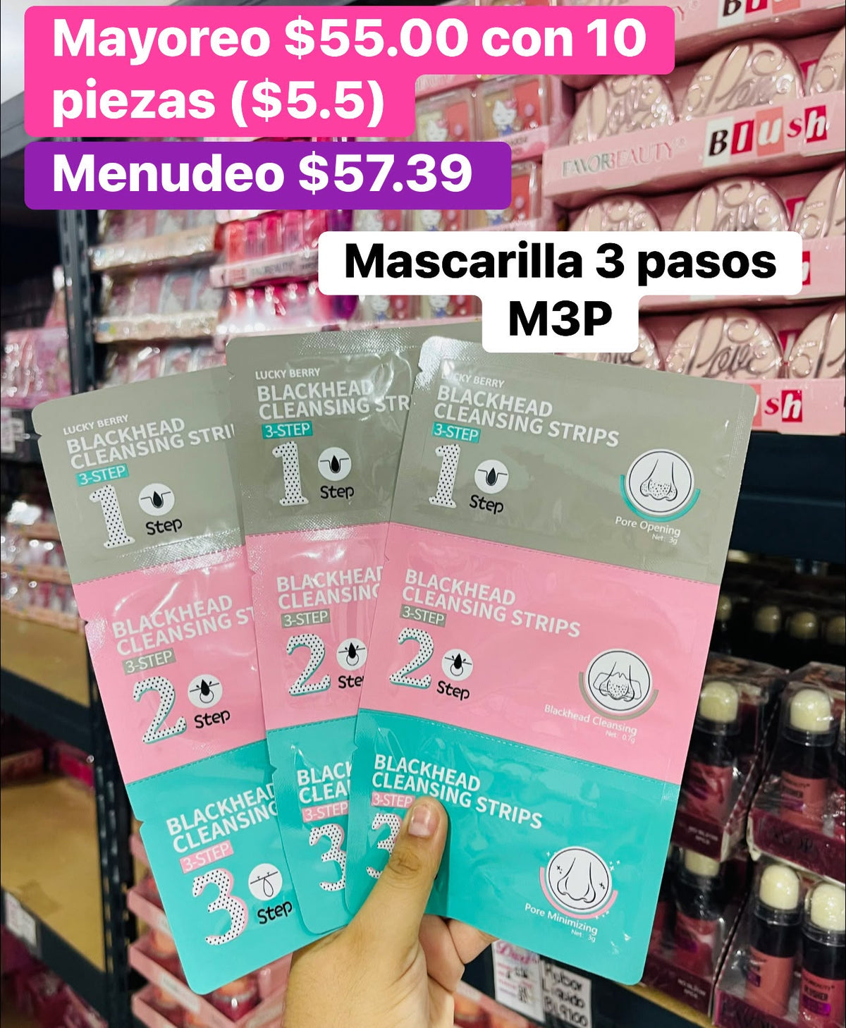 MASCARILLA 3 PASOS B/10