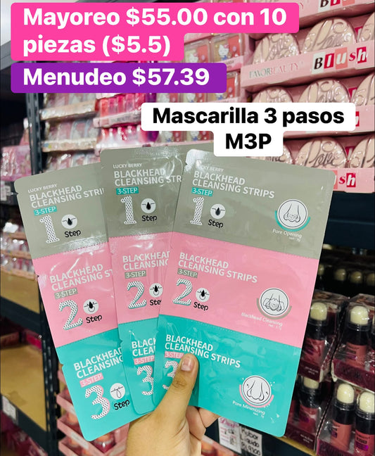 MASCARILLA 3 PASOS B/10