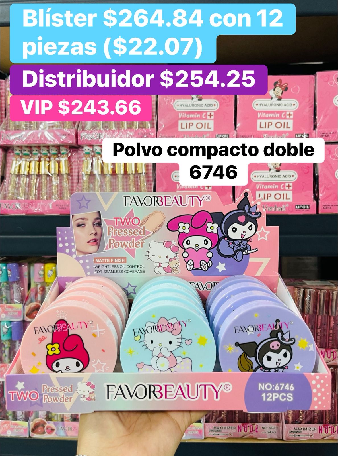 POLVO COMPACTO DOBLE 6746 B/12