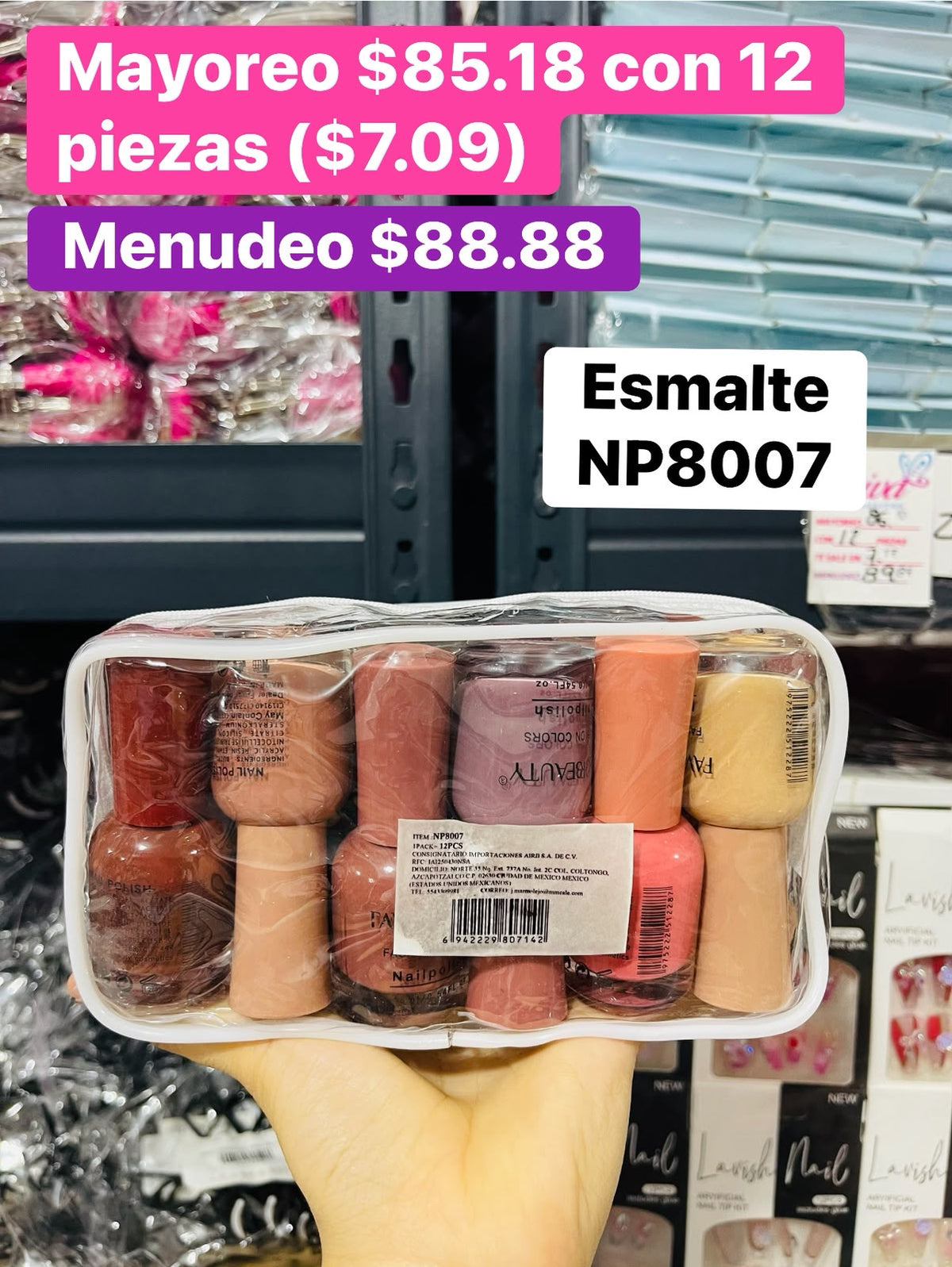 ESMALTE NP8007 B/12
