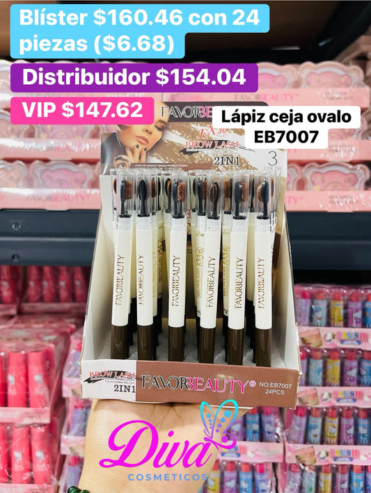 LAPIZ OVALO EB7007 B/24