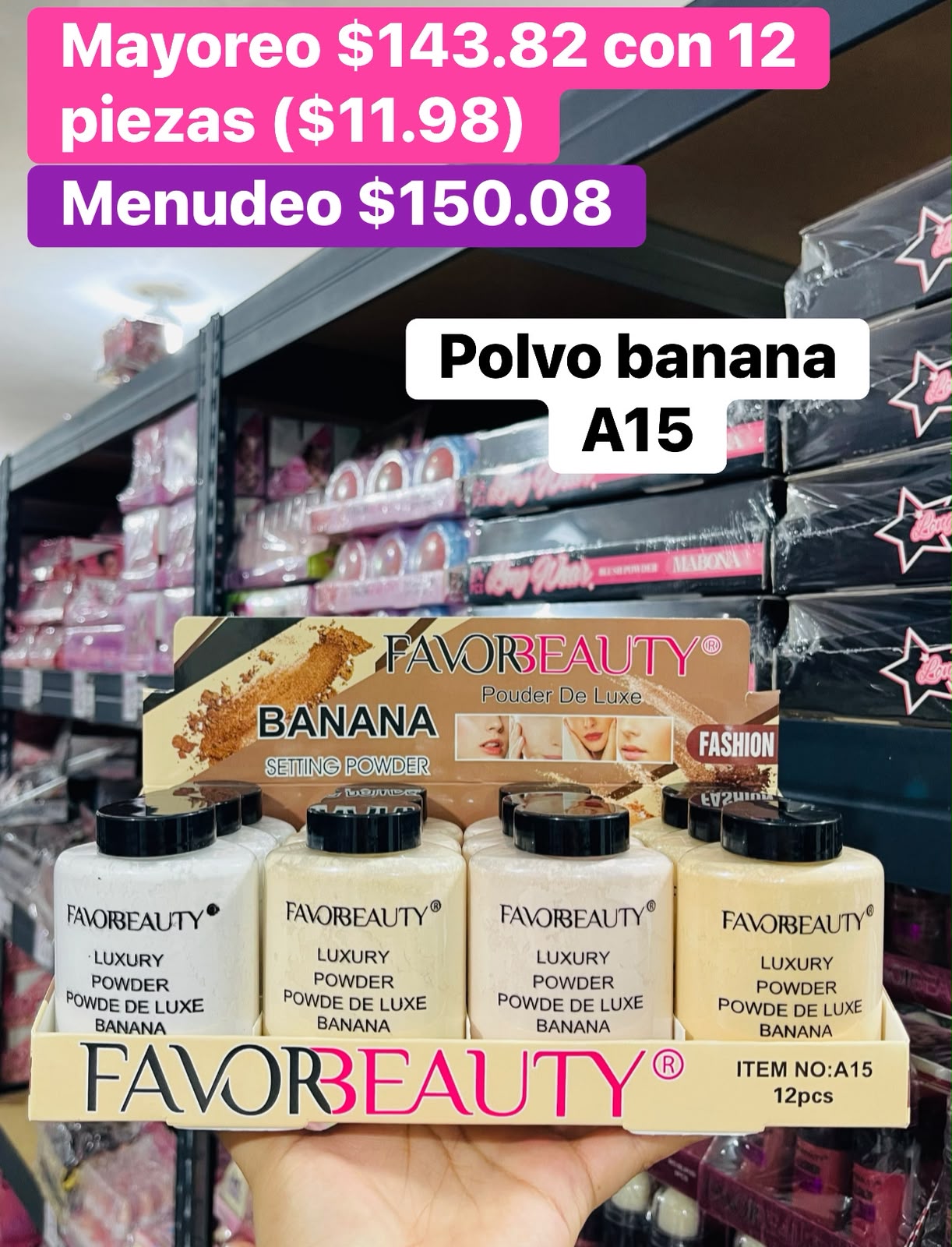 POLVO BANANA A15 B/12