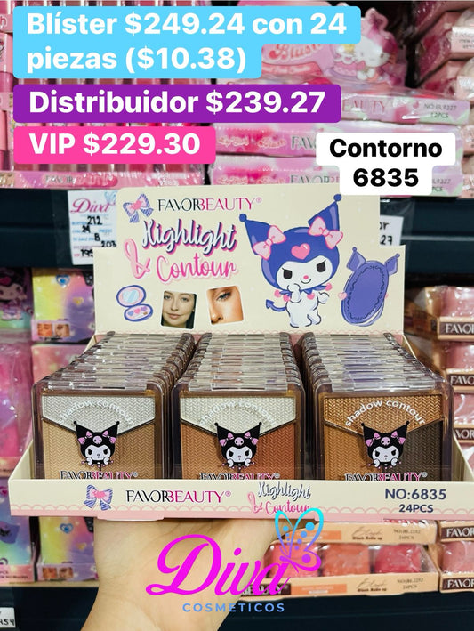 CONTORNO/ILUMINADOR 6835 B/24