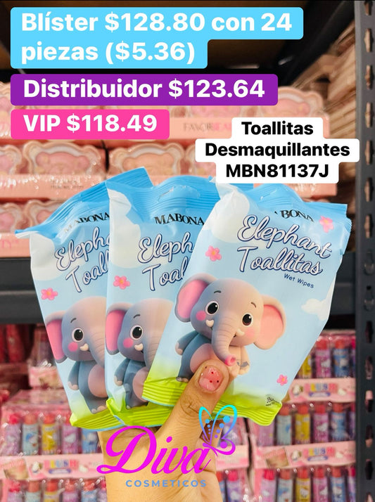 TOALLITAS DESMAQUILLANTES MBN81137J B/24