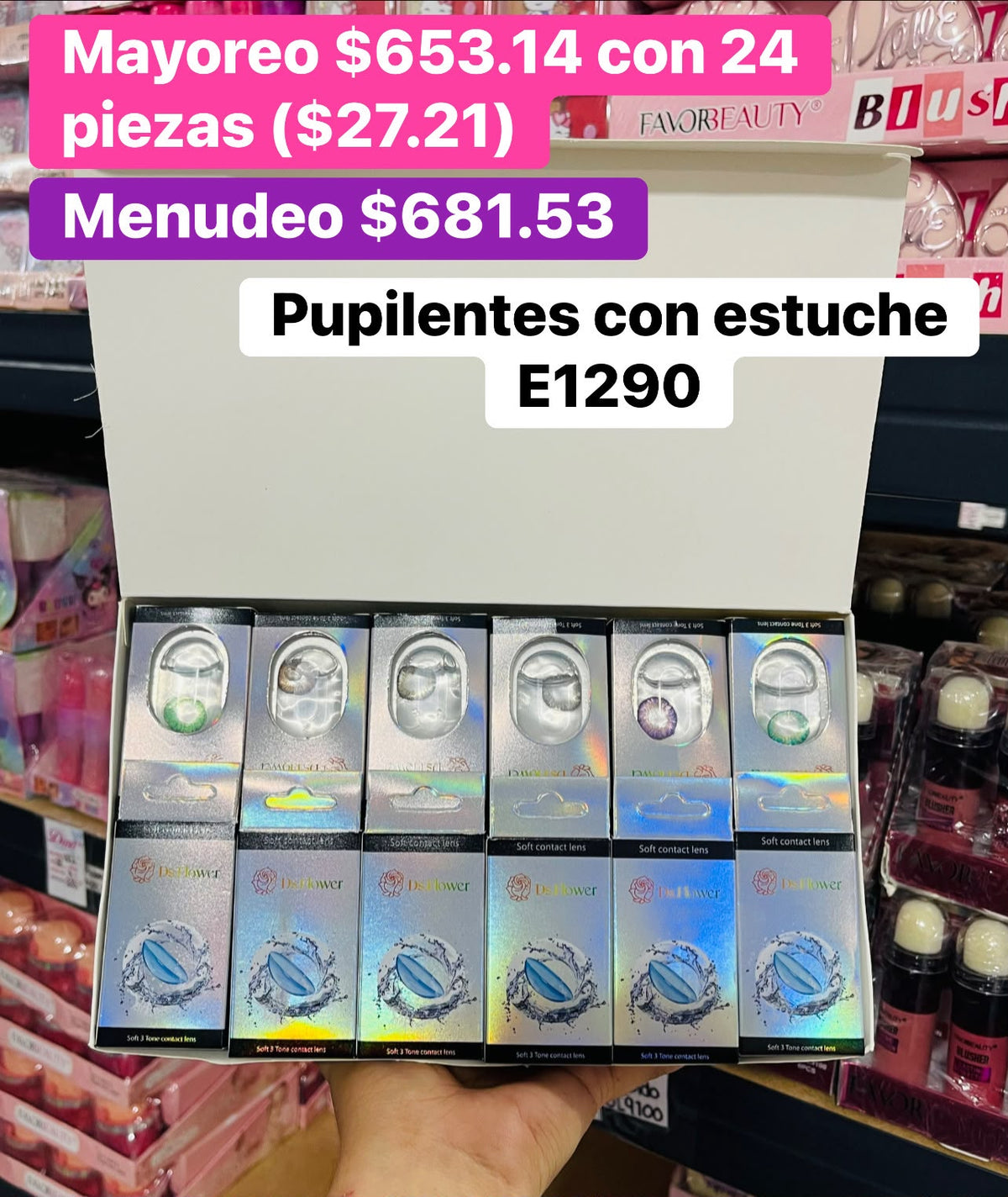 PUPILENTE CON ESTUCHE E1290 B/24