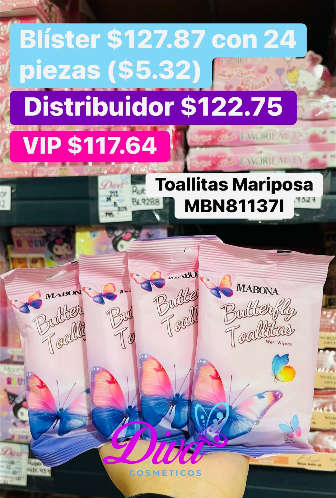 TOALLITAS DESMAQUILLANTES MBN81137I B/24