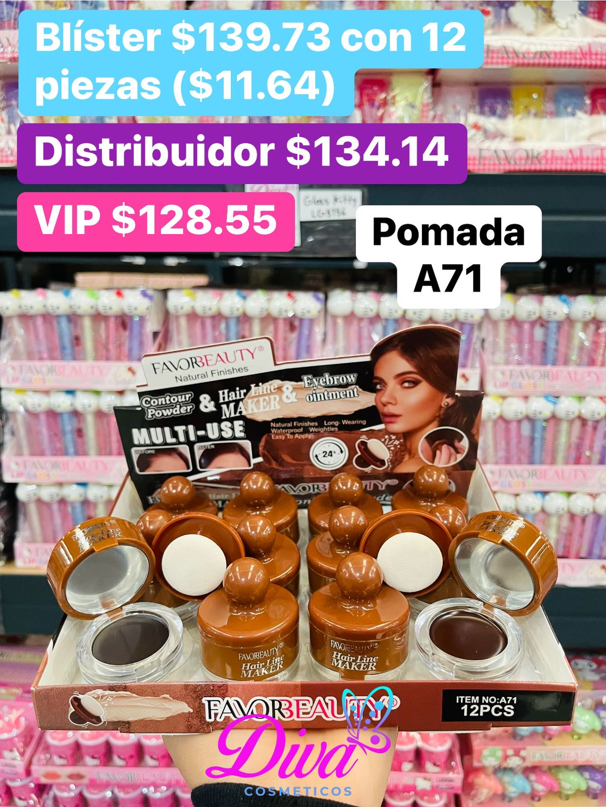 POMADA CEJA A71 B/12