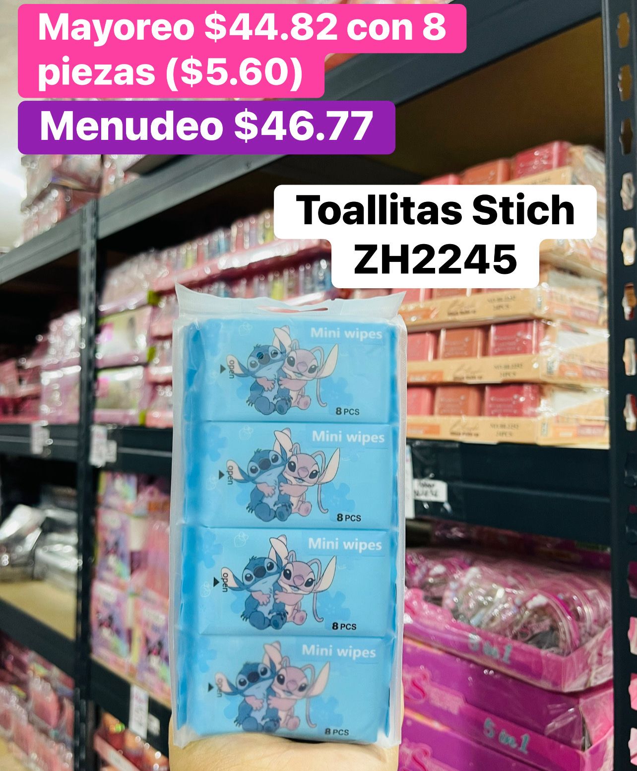 TOALLITAS ZH2245 B/8