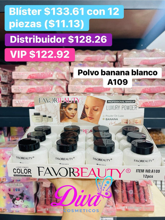 POLVO BANANA BLANCO A109 B/12
