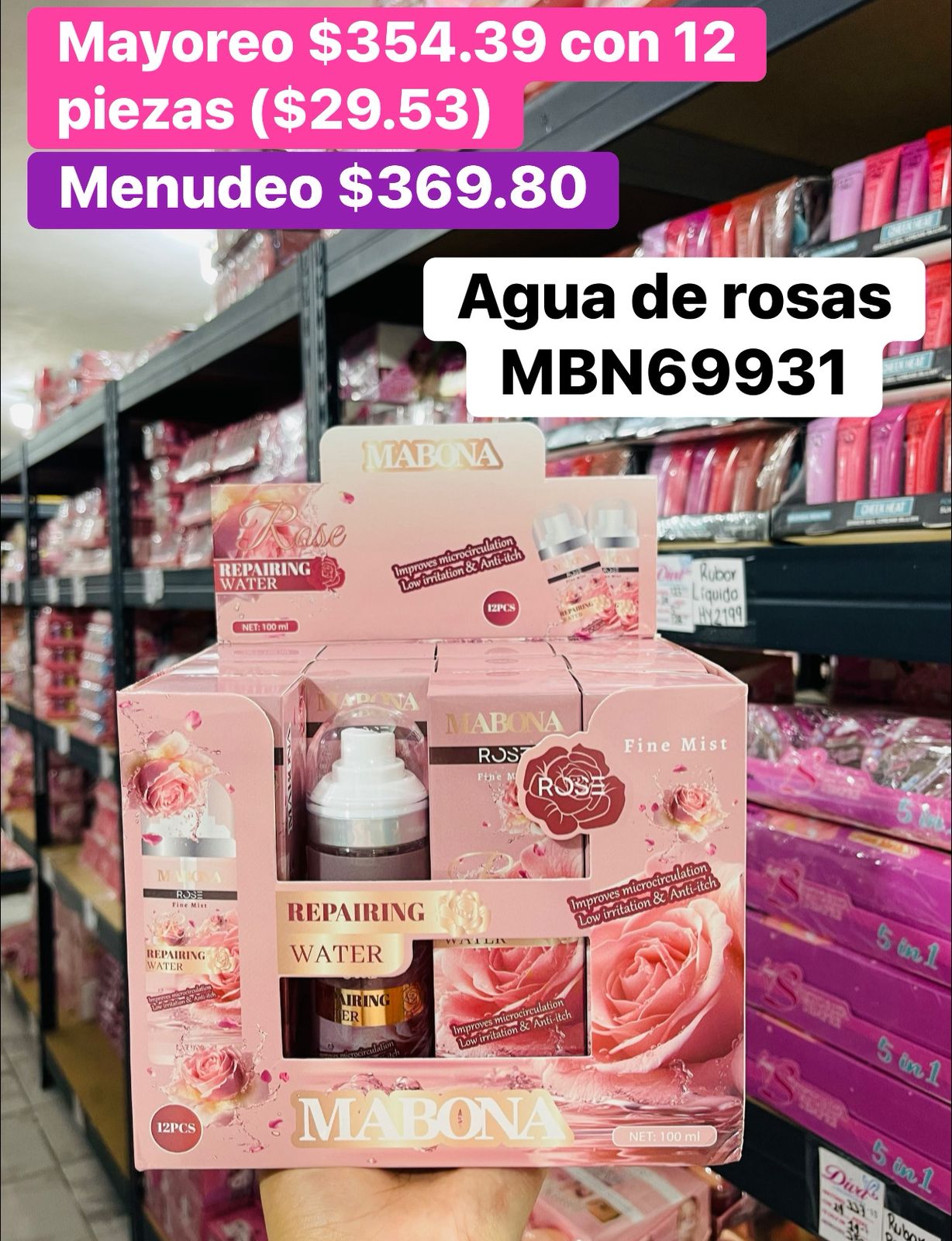 AGUA DE ROSAS MBN69931 B/12