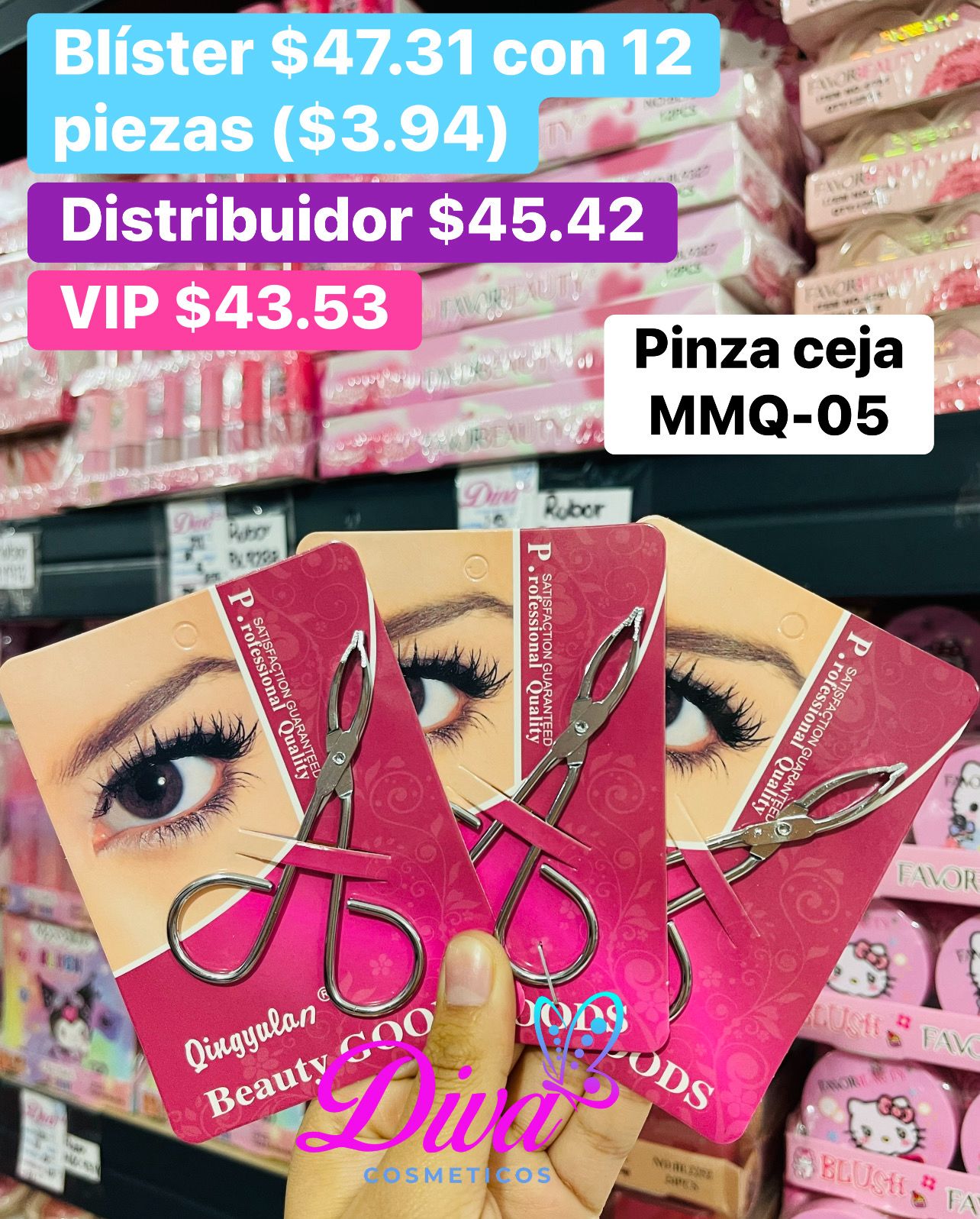 PINZA PARA CEJA MMQ-05 B/12