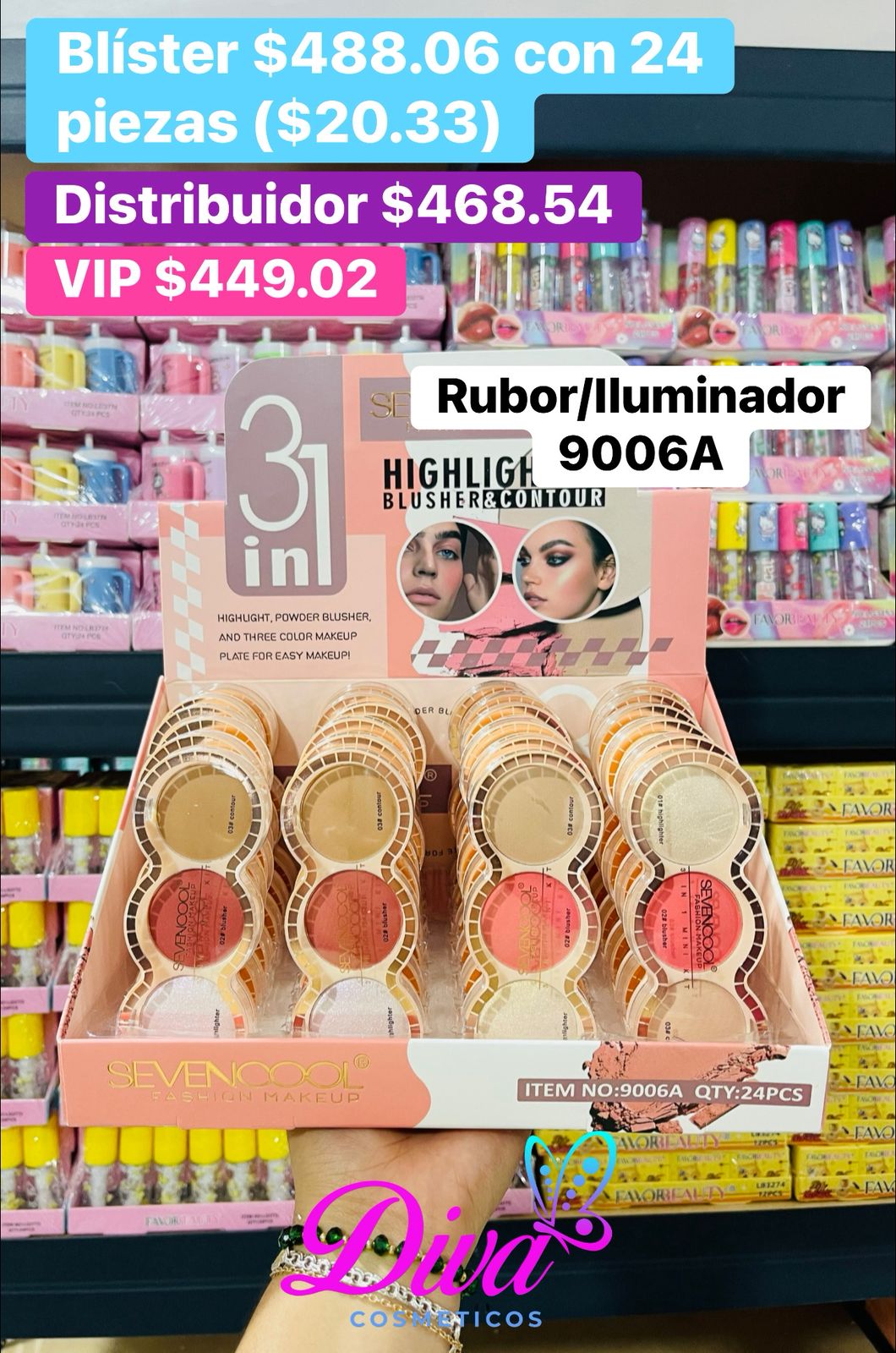 RUBOR/ILUMINADOR 9006A B/24
