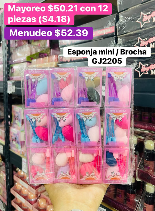 ESPONJA MINI/BROCHA GJ2205 B/12