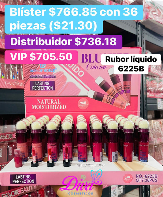 RUBOR LIQUIDO 6225B B/36