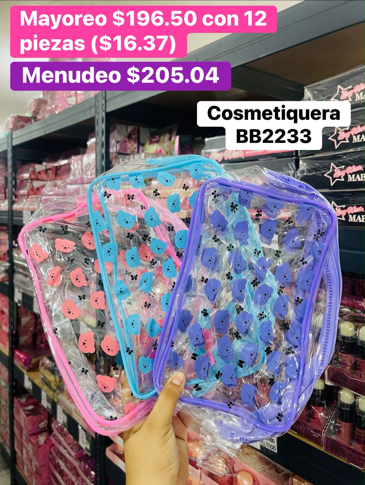 COSMETIQUERA BB2233 B/12