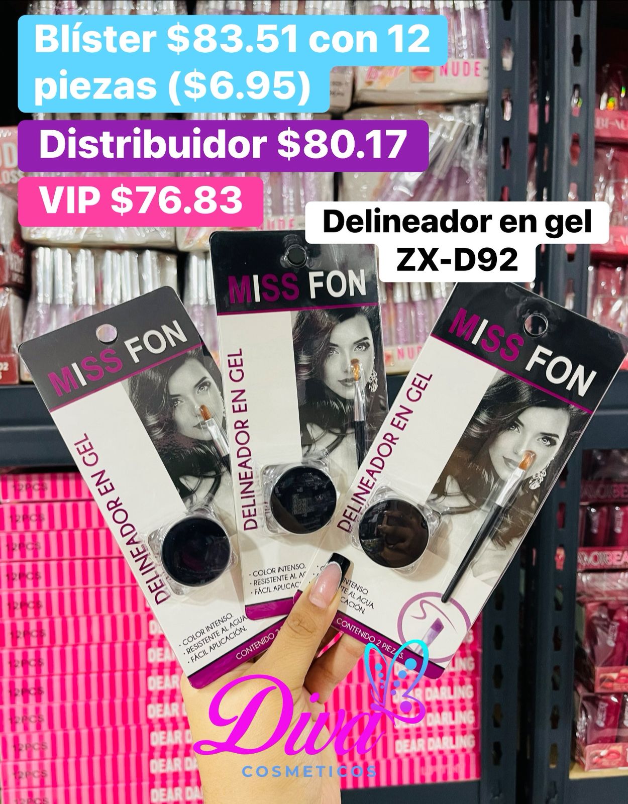 DELINEADOR ZX-D92 B/12