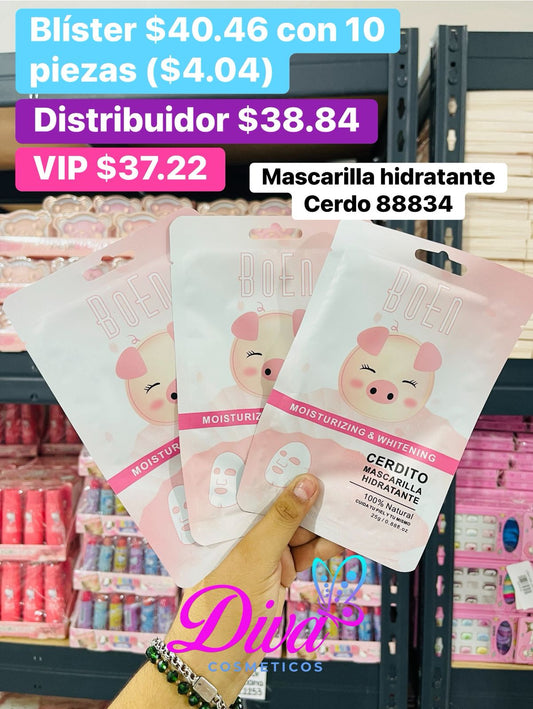 MASCARILLA 88834 CERDO B/10