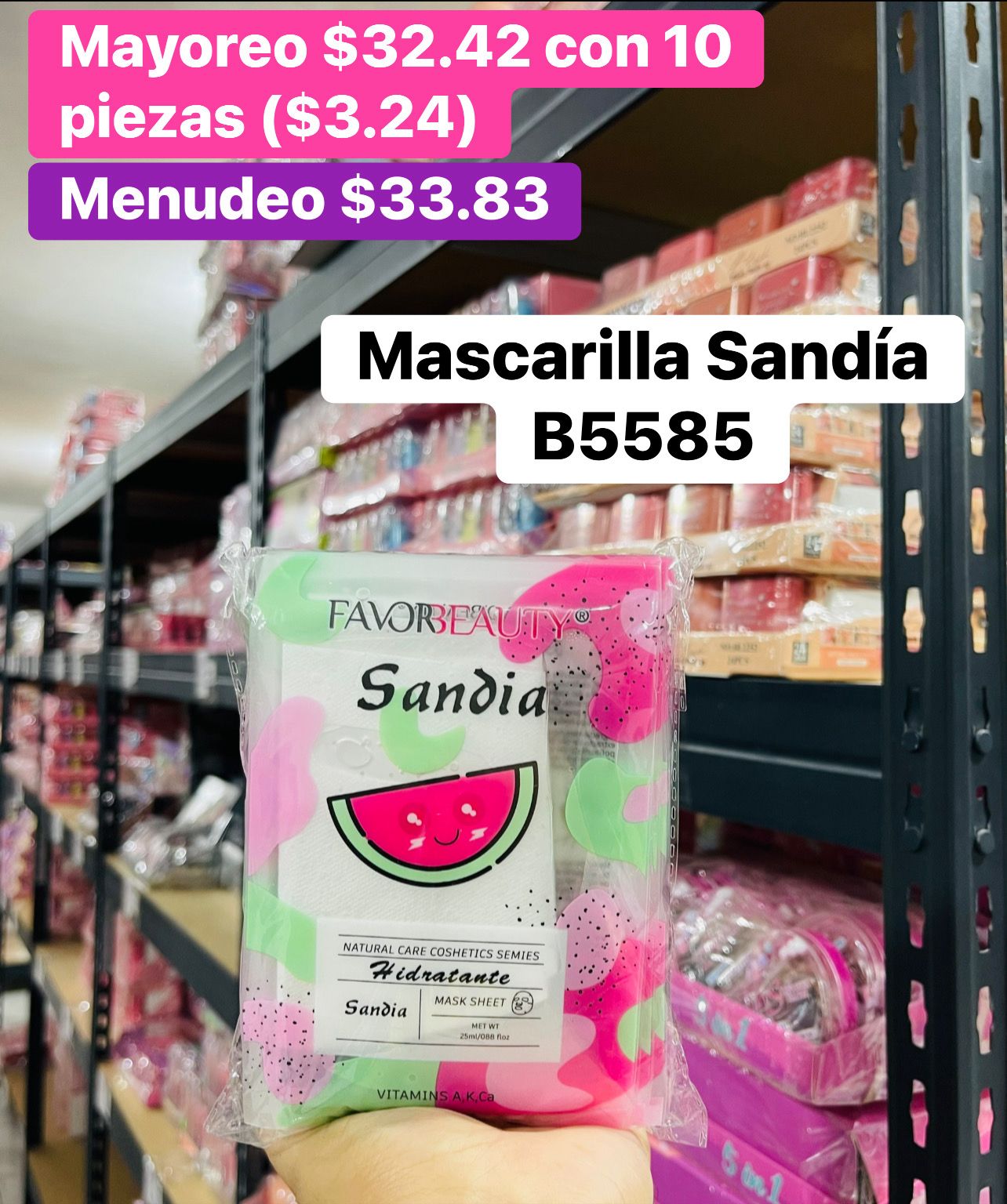 MASCARILLA SANDIA B5585 B/10