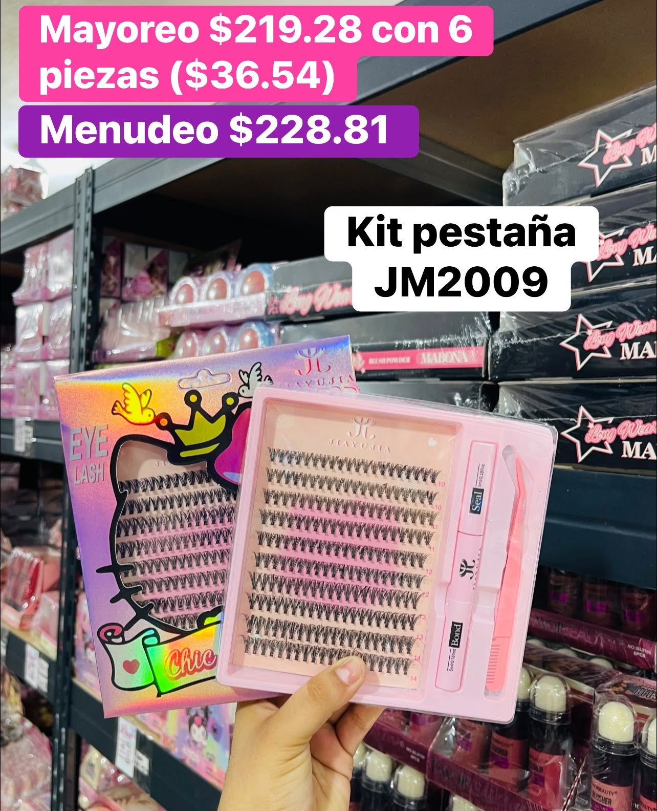 KIT PESTAÑA JM2009 B/6