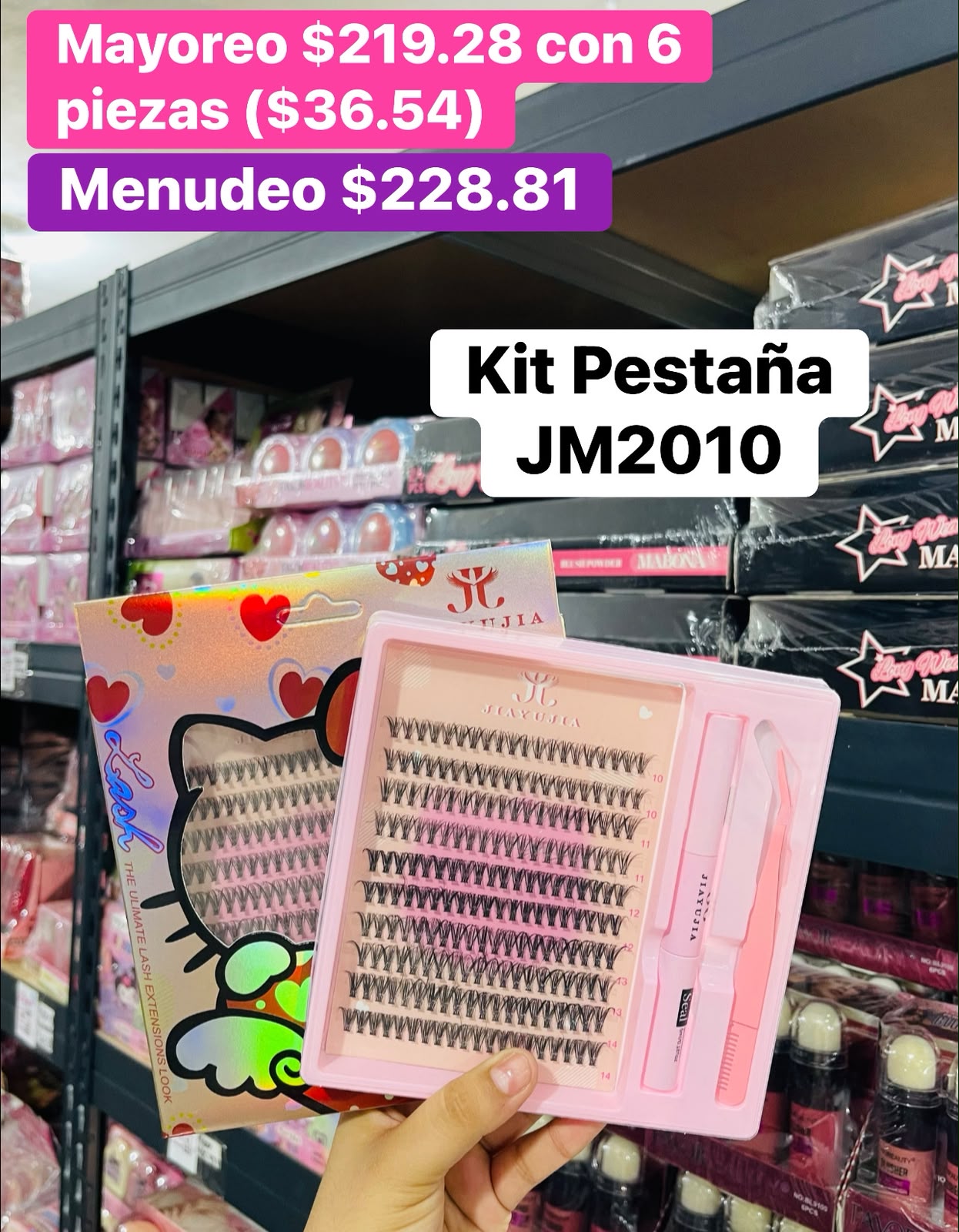 KIT PESTAÑA JM2010 B/6