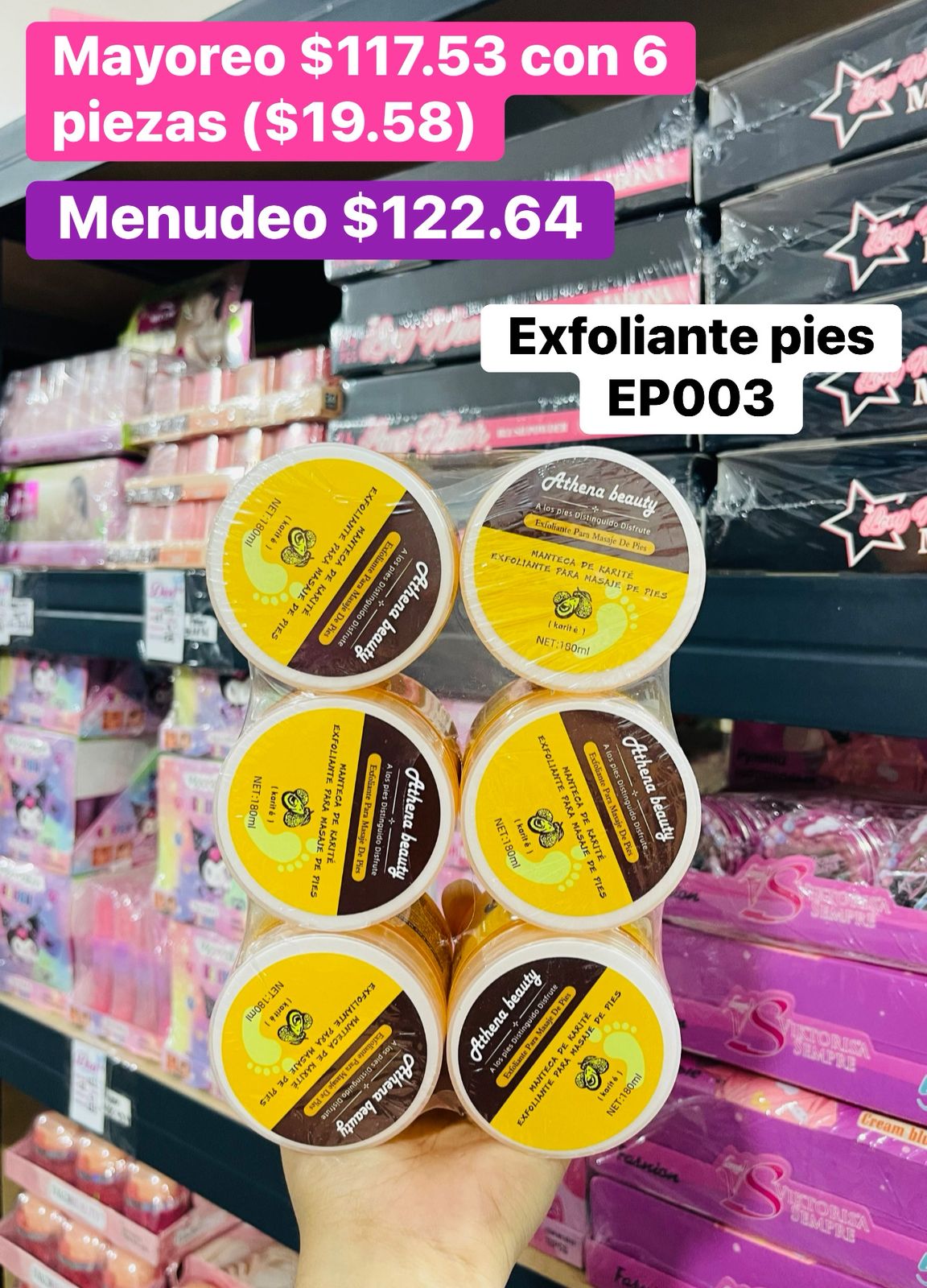 EXFOLIANTE PIES EP003 B/6