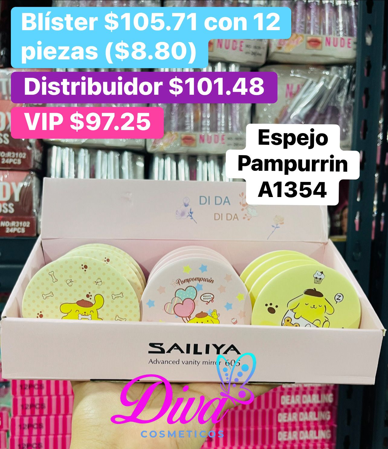 ESPEJO DOBLE A1354 B/12