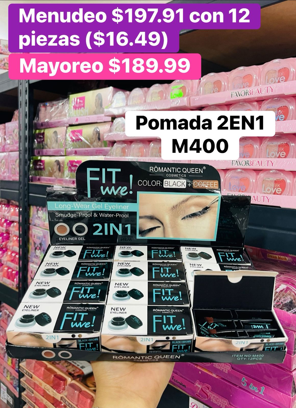 POMADA CEJA M400 B/12