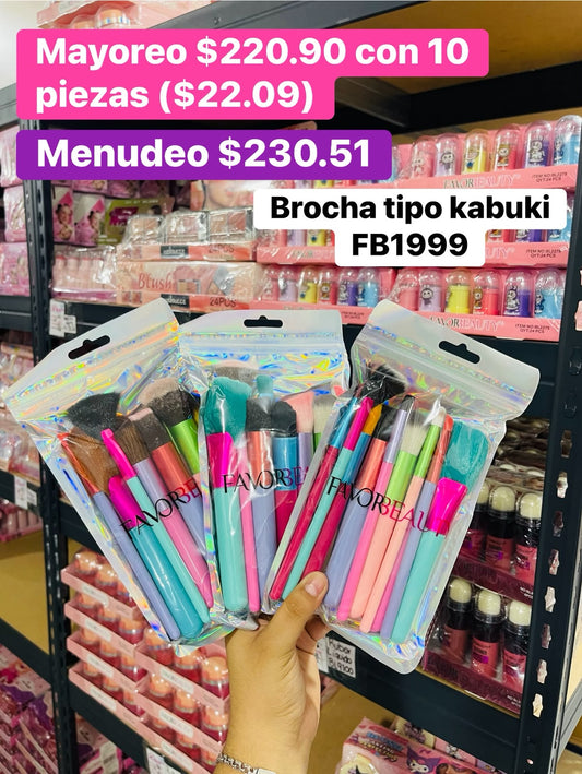 BROCHA TIPO KABUKI FB1999 B/10